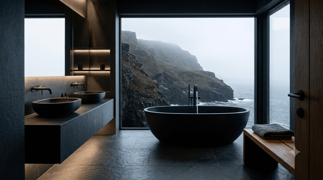 The basin as architecture.