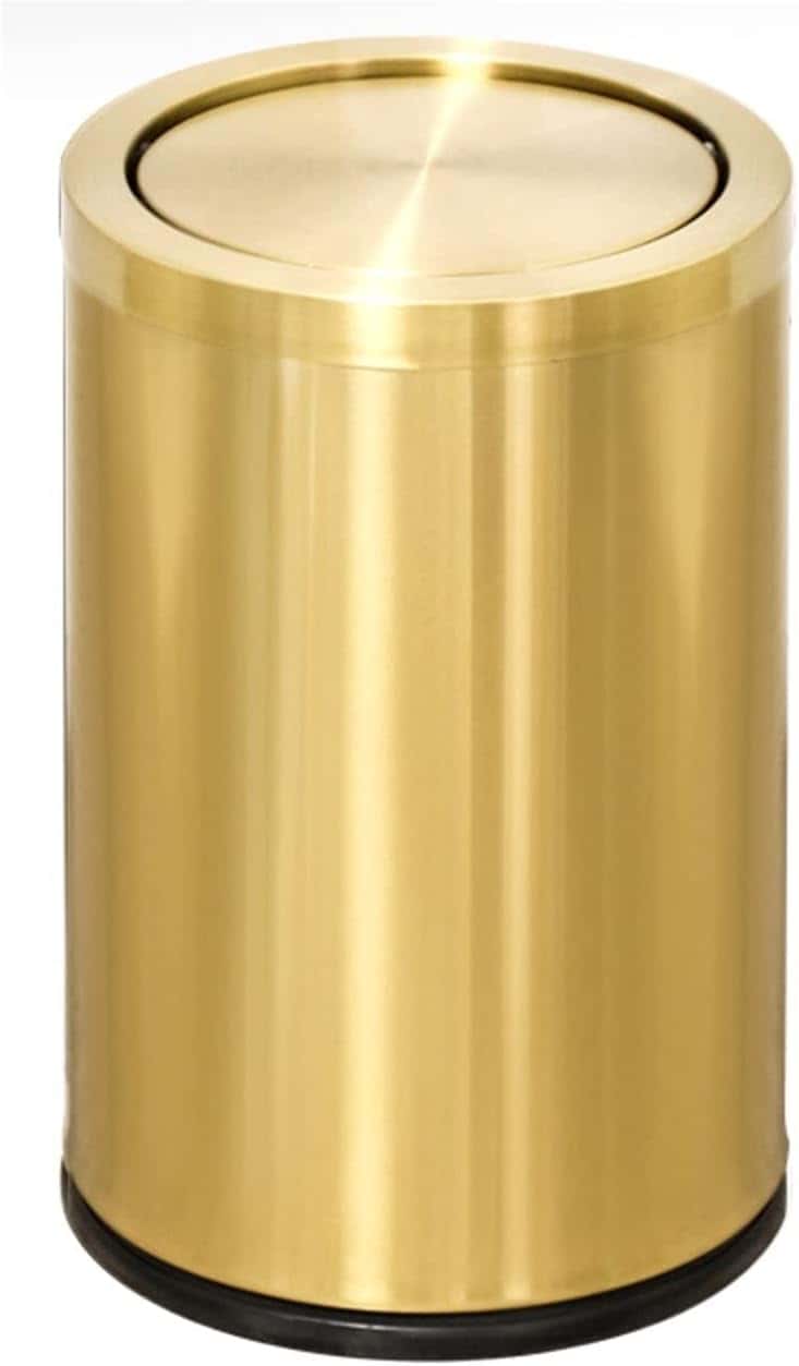 Bathroom Bin 15 L - Brass