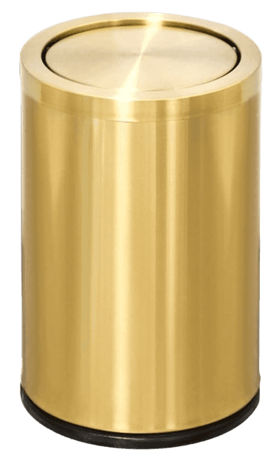 Bathroom Bin 15 L - Brass