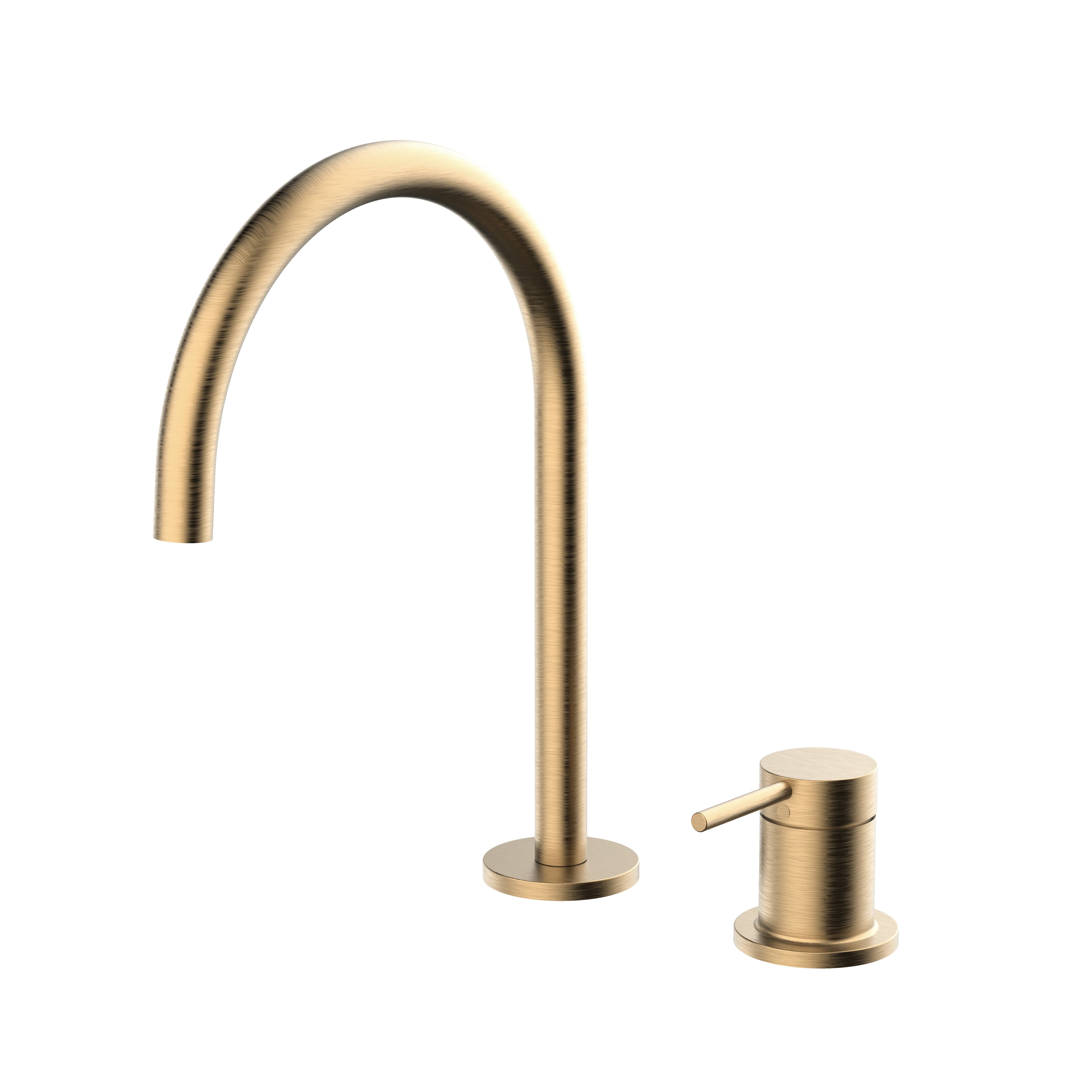 Medium Basin Spout With Waste Set Vibrant Bronze image 1