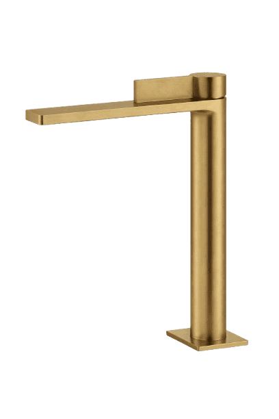 Single-lever basin mixer