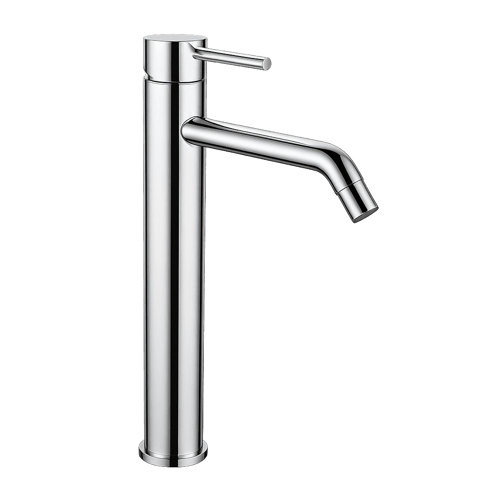 Single-lever basin mixer