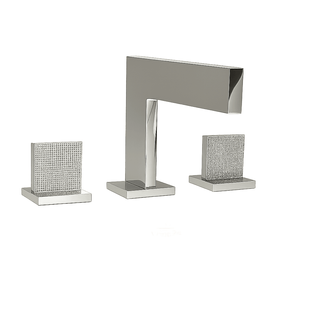 Three-hole basin mixer image 1