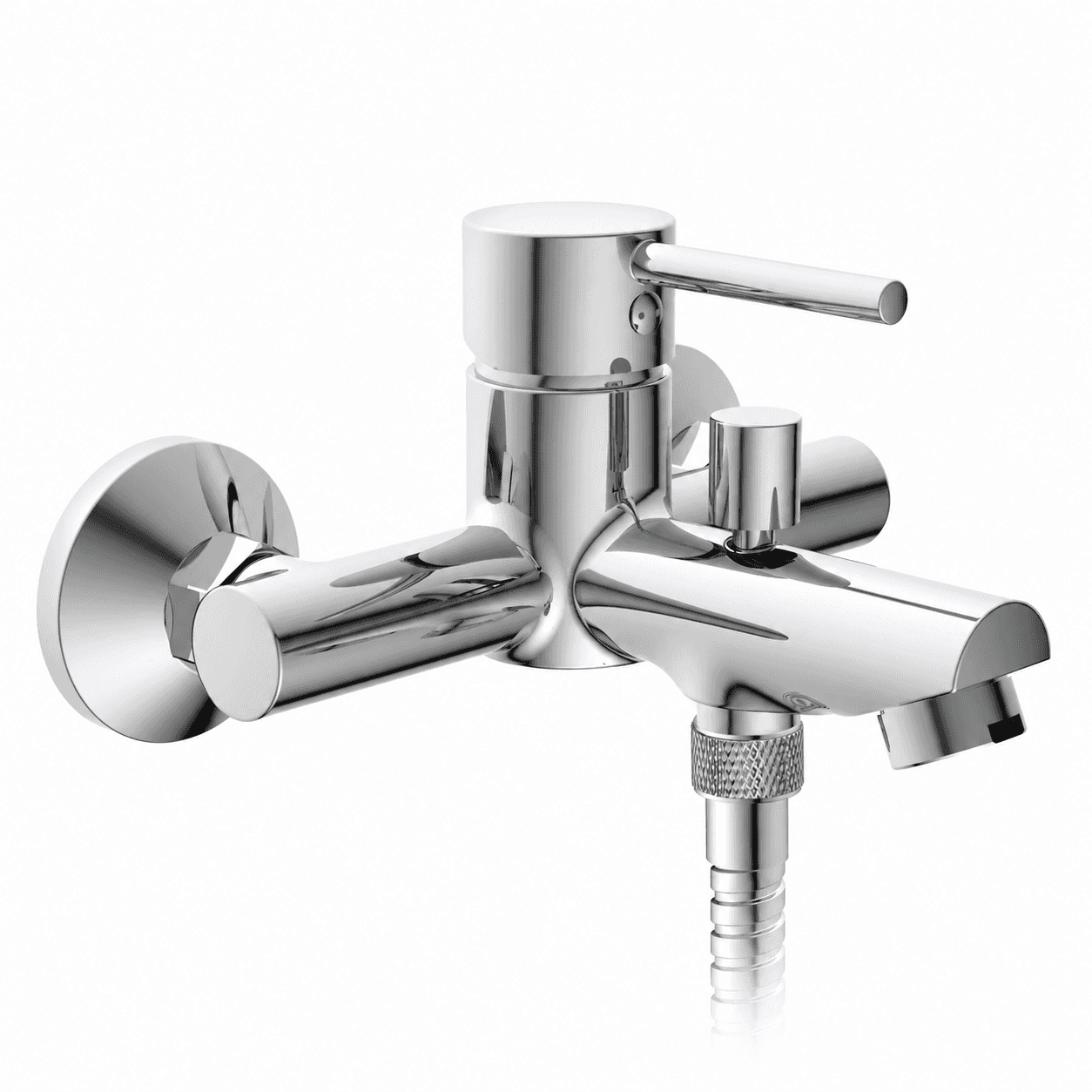 Wall-Mounted single-lever bath mixer