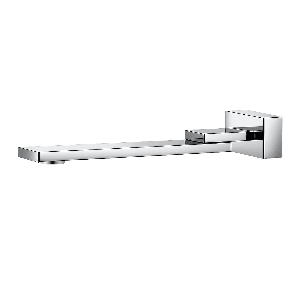 Wall-Mounted single-lever wall-spout mixer image 1