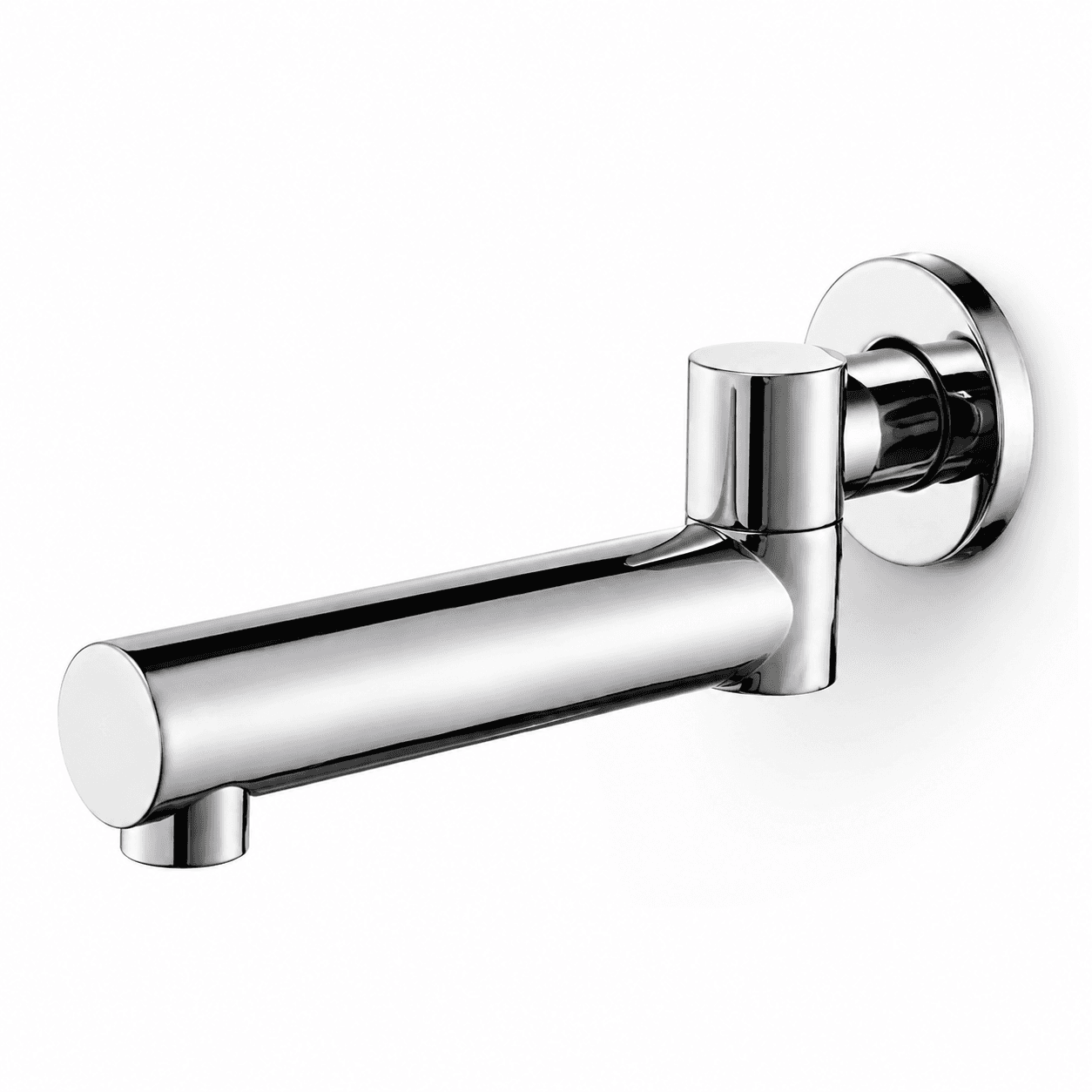 Wall-Mounted single-lever wall-spout mixer image 1