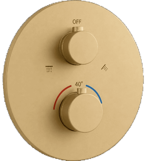 Thermostatic single-lever shower mixer image 1