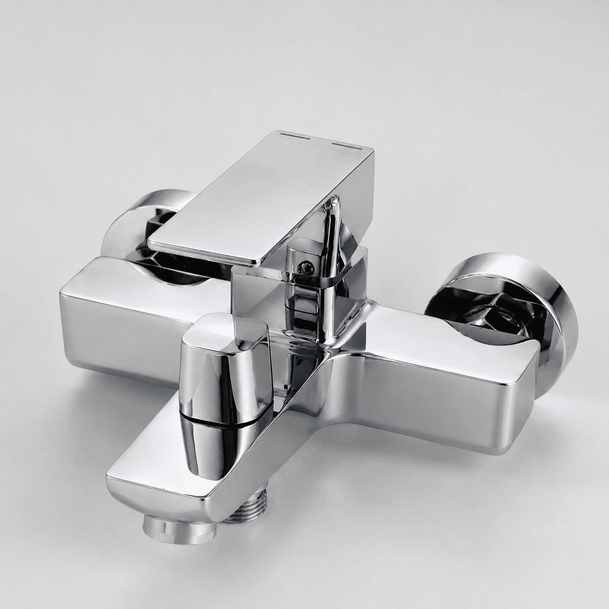 Wall-Mounted single-lever bath mixer image 1