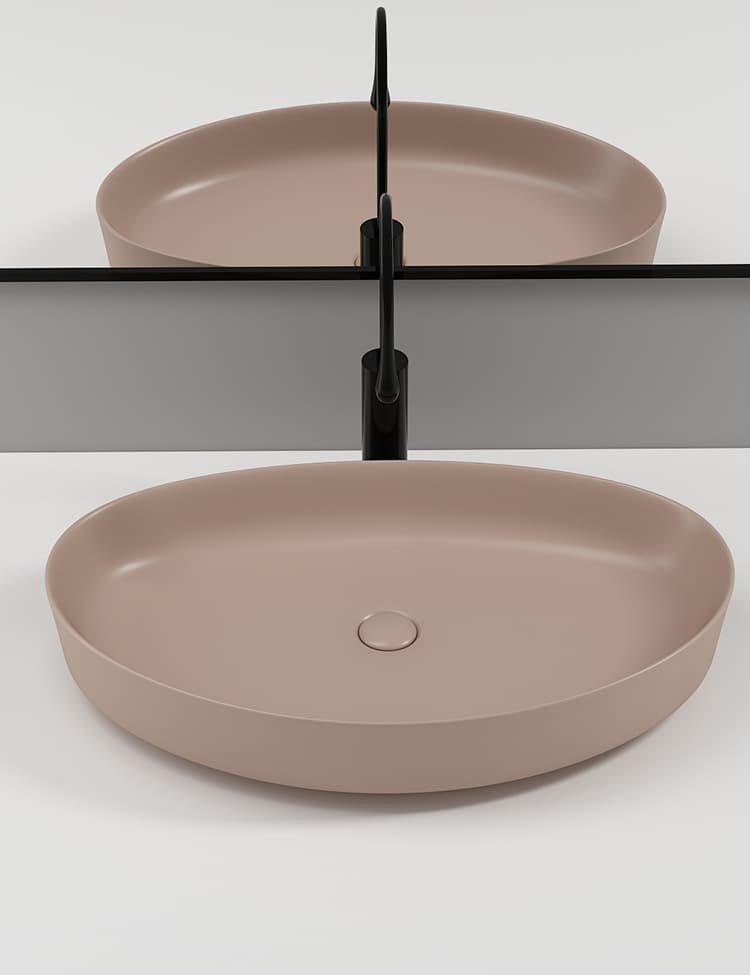 Surface-mounted Washbasin BSA-0005 in Light Mocha - product image 1