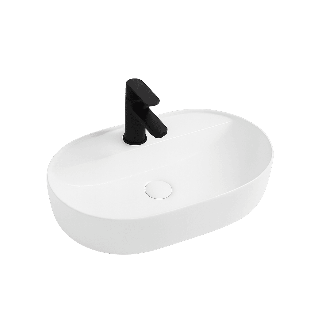 Surface-mounted Washbasin BSA-0018 in Glossy White - product image 1