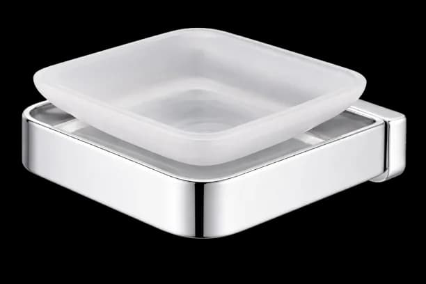Wall-mounted Soap Dish with Holder ADW-0002-MG in Macaron Green (MG) - product image 1