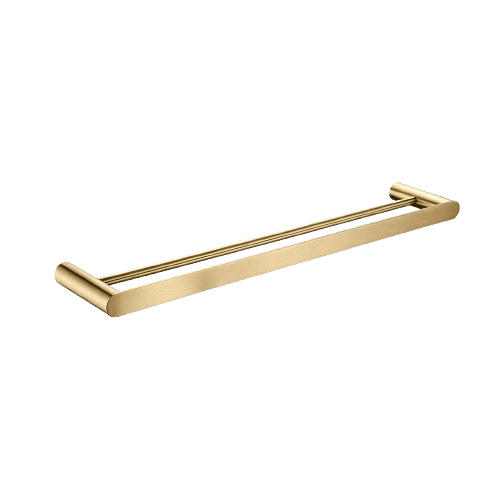 Double Towel Rail - Brushed Gold ATW-002-MG in Macaron Green (MG) - product image 1