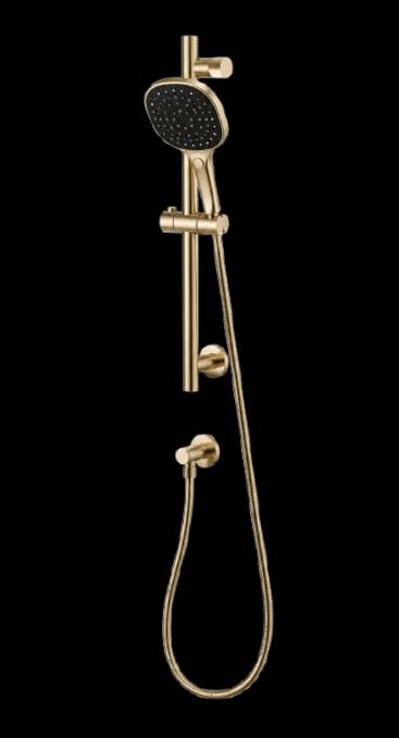 Shower Rail Set with Rounded-Square Hand Shower SNA-0009 in Macaron Green (MG) - product image 1