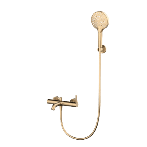 Orabella Oval Brushed Gold Shower Set MAW-003 AFA-003 SNA-008 in Macaron Green (MG) - product image 1