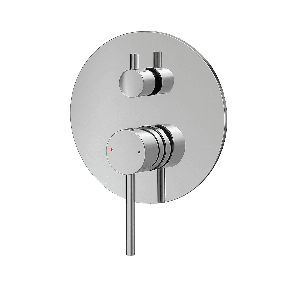 Concealed single-lever shower mixer SMW-0002 in Macaron Green (MG) - product image 1