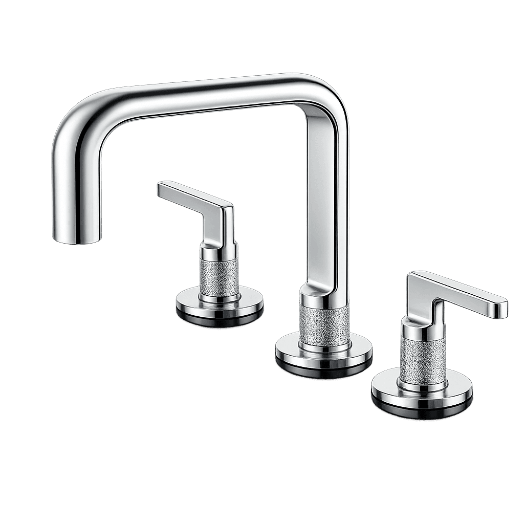 Three-Hole Widespread Basin Mixer MHA-0001-MG in Macaron Green (MG) - product image 1