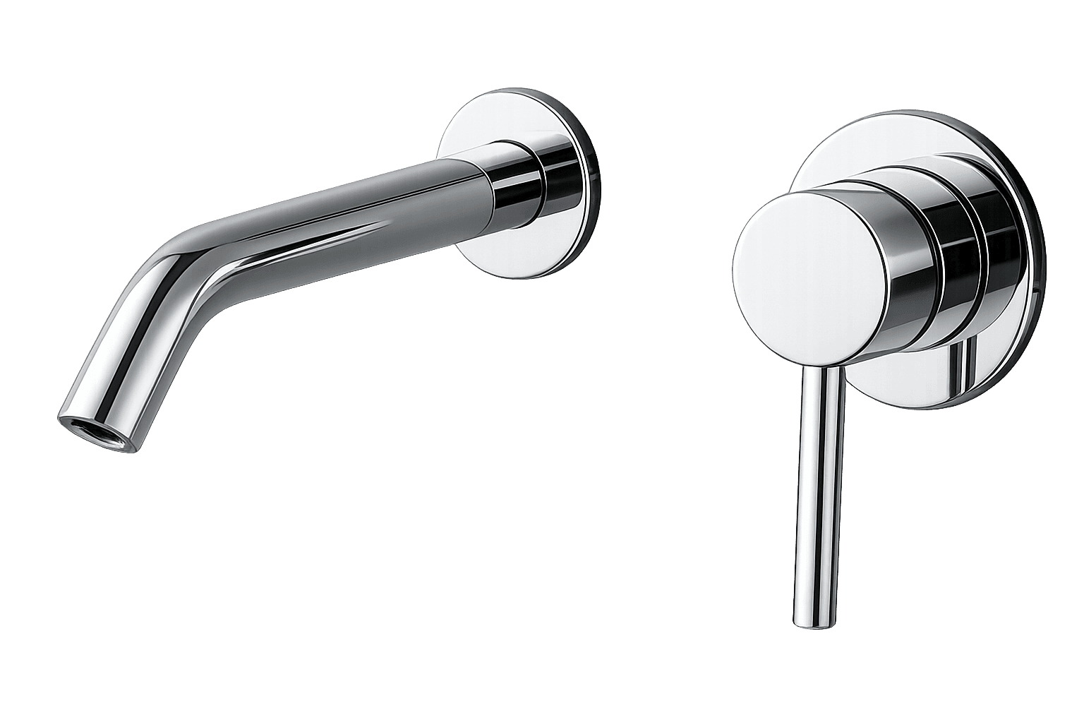 Two-Hole Wall-Mounted Basin Mixer