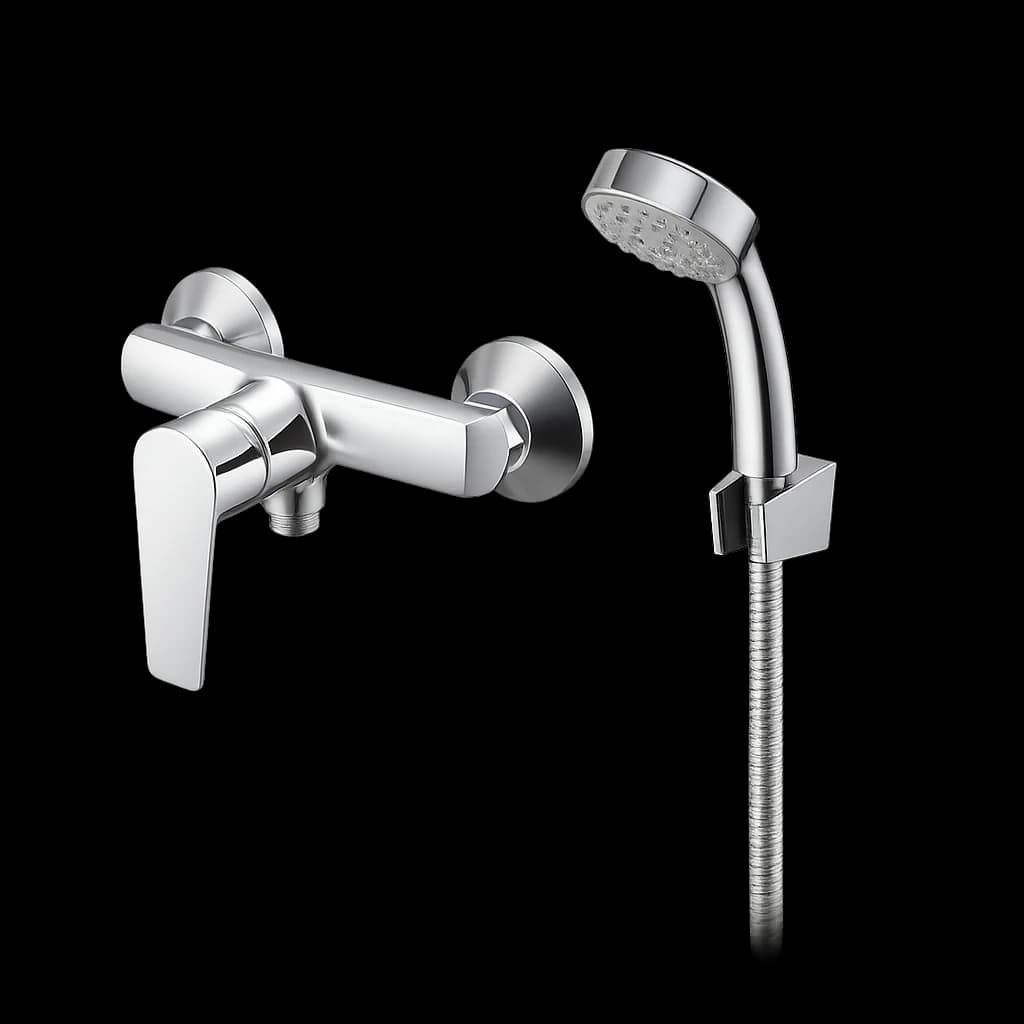 Exposed Shower Mixer Set MSA-0001-MG in Macaron Green (MG) - product image 1