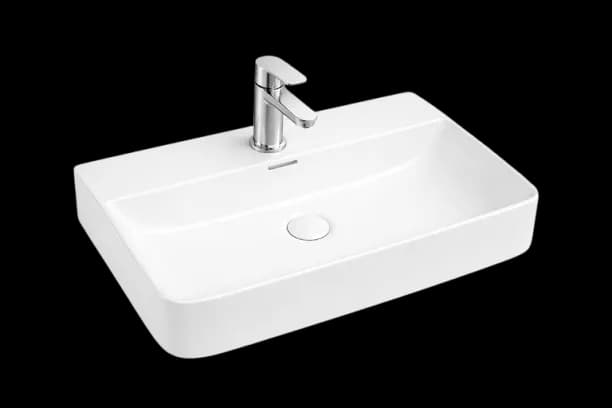 Surface-mounted Washbasin BSA-0022-GW in Glossy White - product image 1