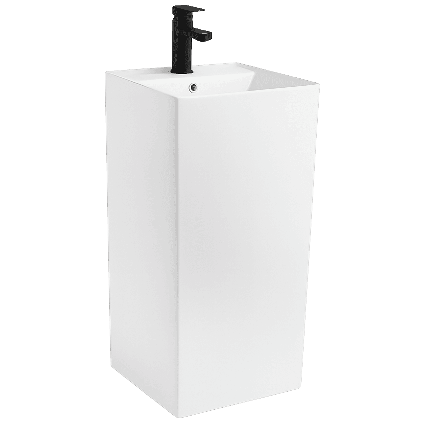 Floor-standing Washbasin BFA-0223-GW in Glossy White - product image 1