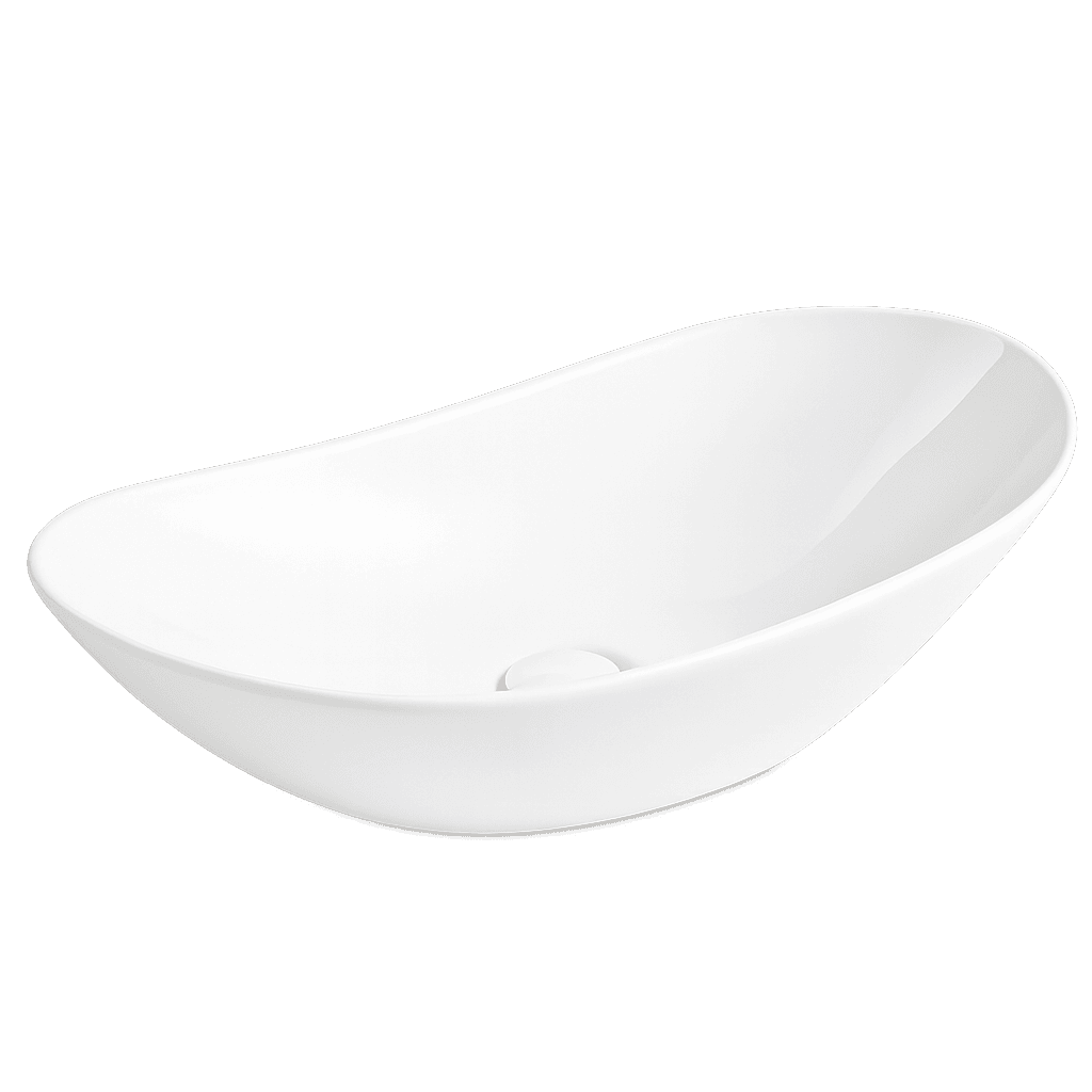 Oblong Countertop Washbasin