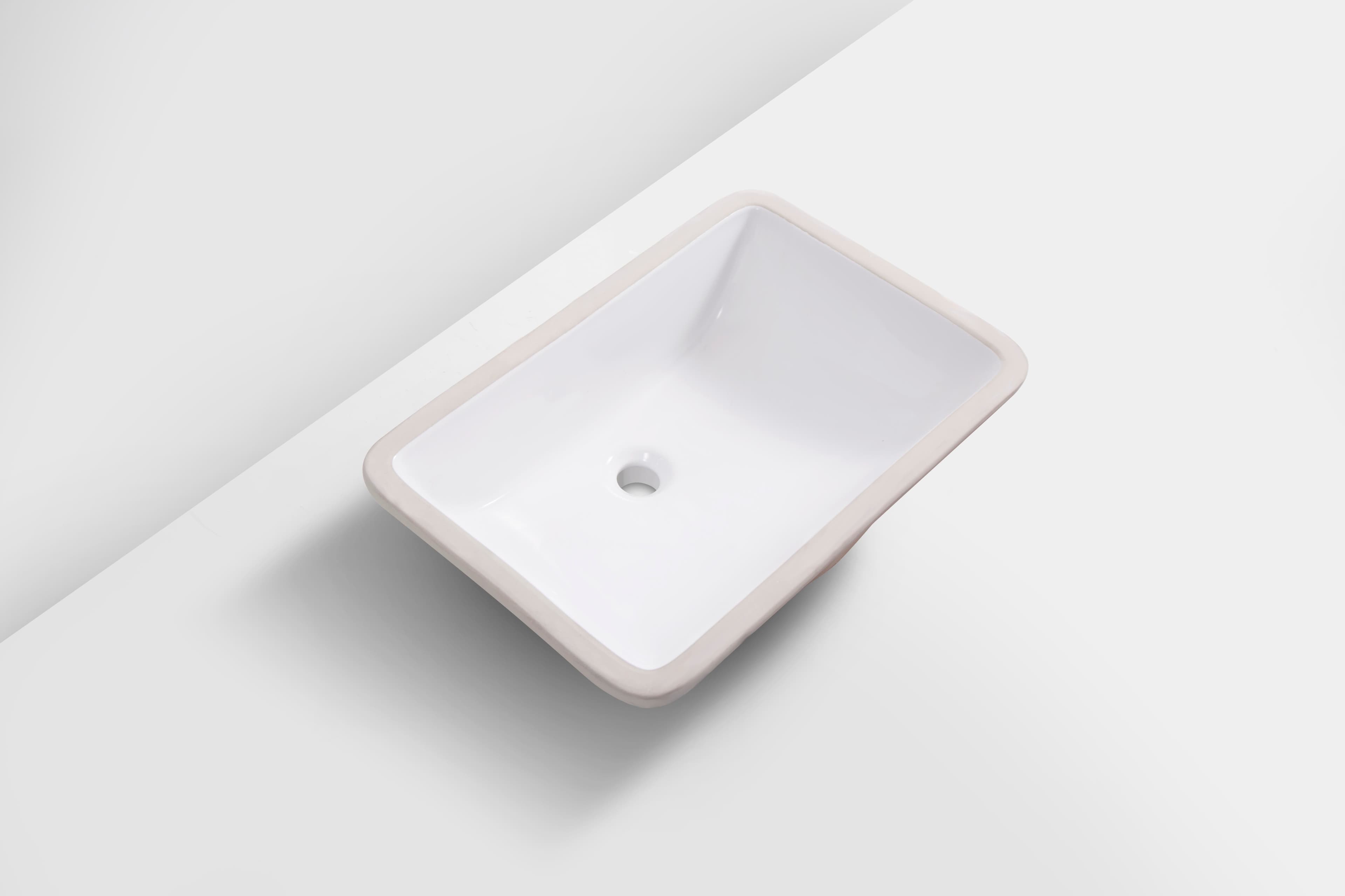 Rectangular Under-counter Washbasin Y22-475-1814-GW in Glossy White - product image 1