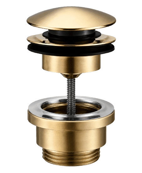 Pop up Waste (for Washbasin) AWA-0001 in Brushed Gold - product image 1