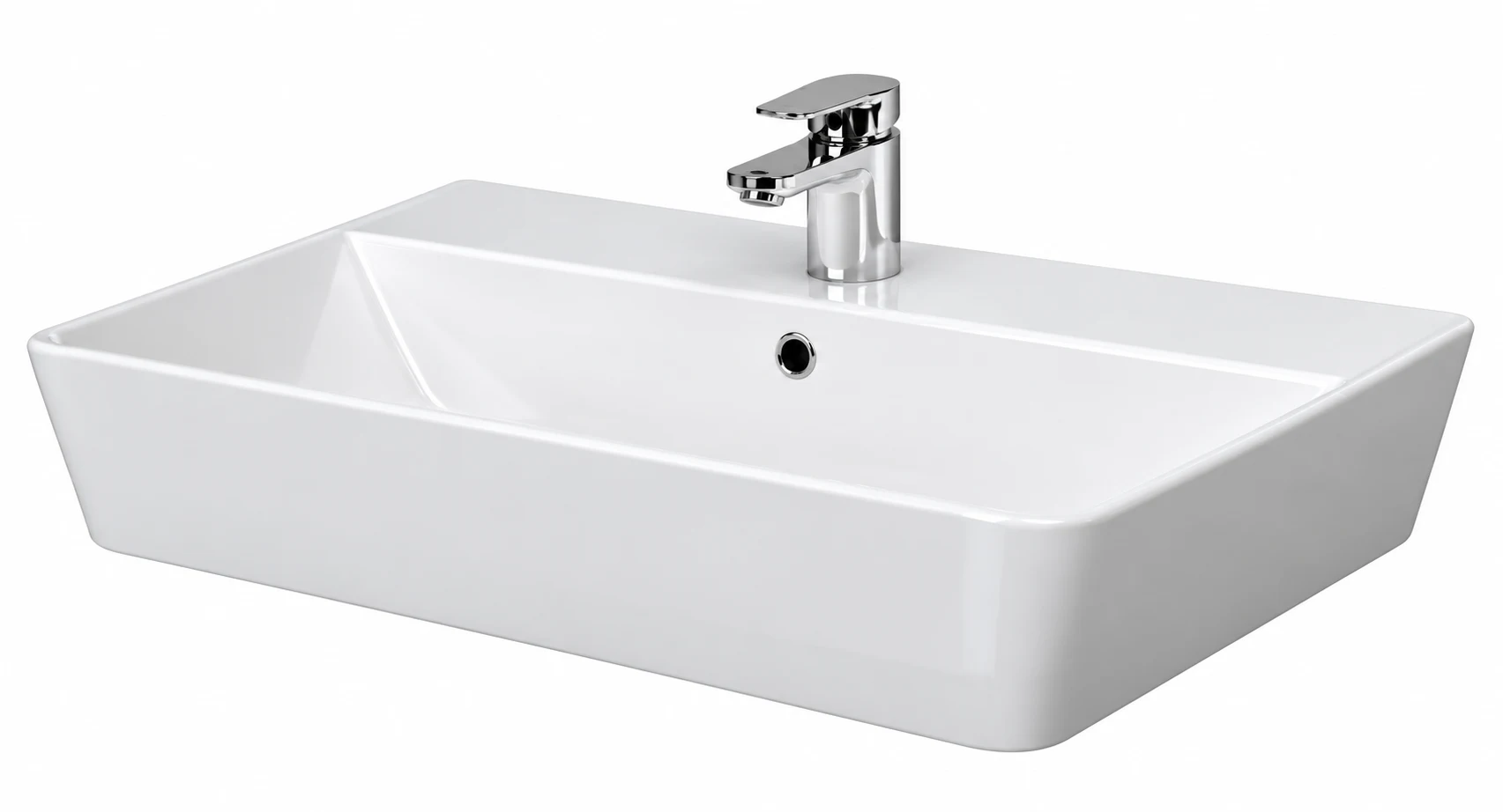 Over Counter Washbasin BSA-0021-GW in Glossy White - product image 1